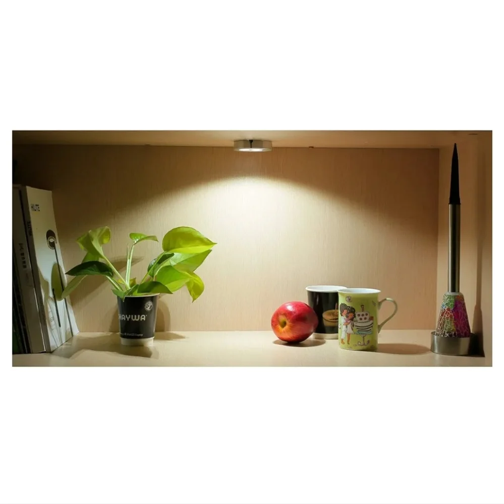 LEÂ Brightest LED Under Cabinet Lighting, Puck Lights, 12VDC, 25W Halogen Replac